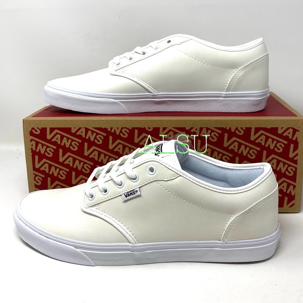 VANS Atwood Leather True White Men’s Sneakers - Picture 2 of 10